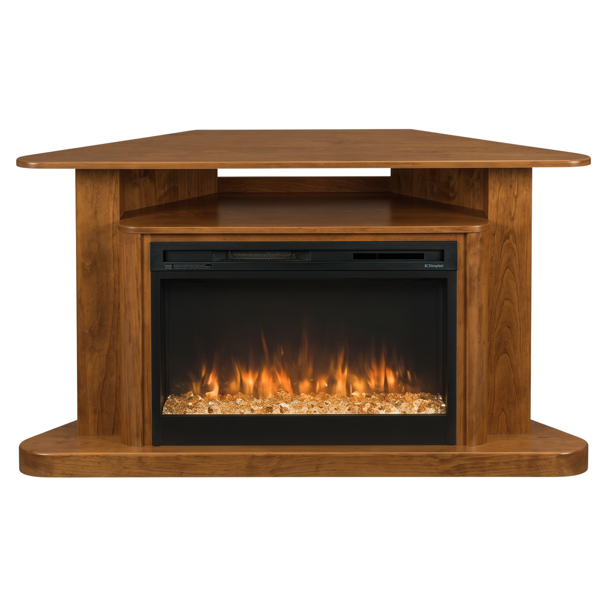 Hoosier Timbercraft Somerset Electric Corner Fireplace