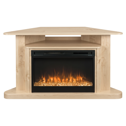 Hoosier Timbercraft Somerset Electric Corner Fireplace