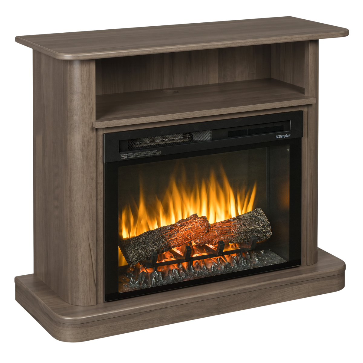 Hoosier Timbercraft Vista Brown Maple Fireplace