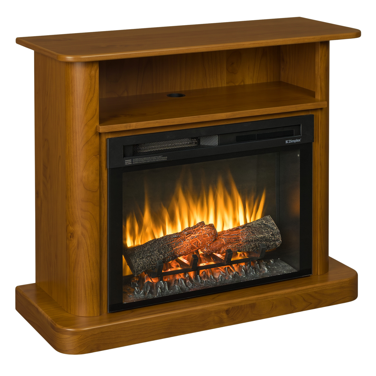 Hoosier Timbercraft Vista Brown Maple Fireplace