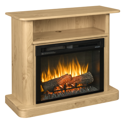 Hoosier Timbercraft Vista Brown Maple Fireplace