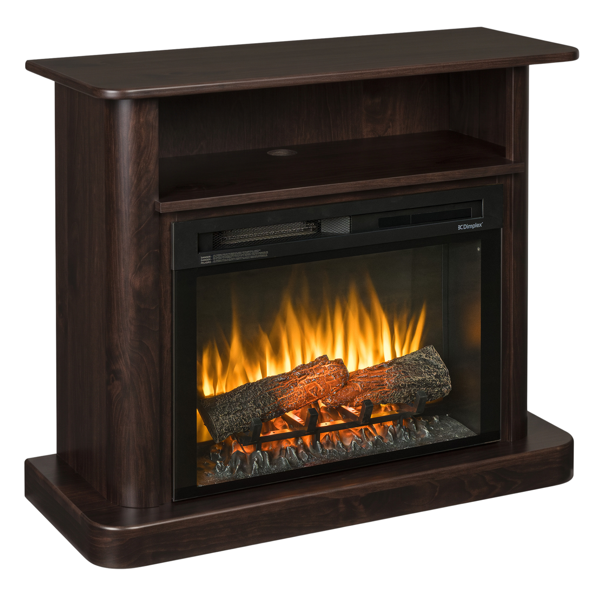 Hoosier Timbercraft Vista Brown Maple Fireplace