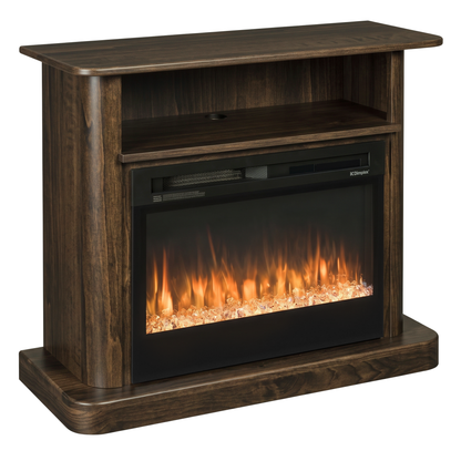 Hoosier Timbercraft Vista Brown Maple Fireplace