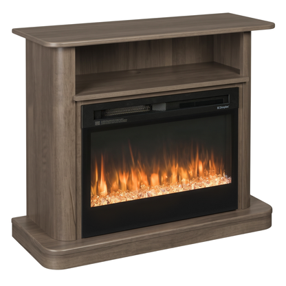 Hoosier Timbercraft Vista Brown Maple Fireplace