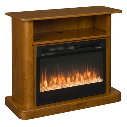 Hoosier Timbercraft Vista Brown Maple Fireplace