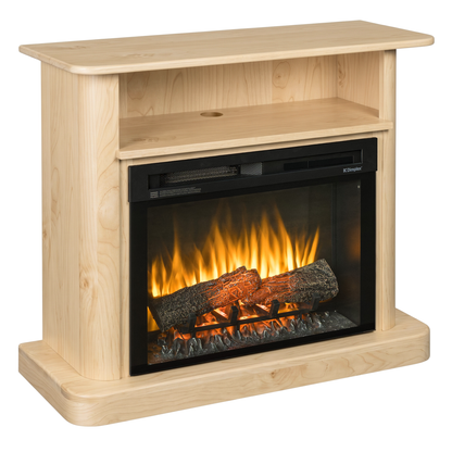 Hoosier Timbercraft Vista Brown Maple Fireplace