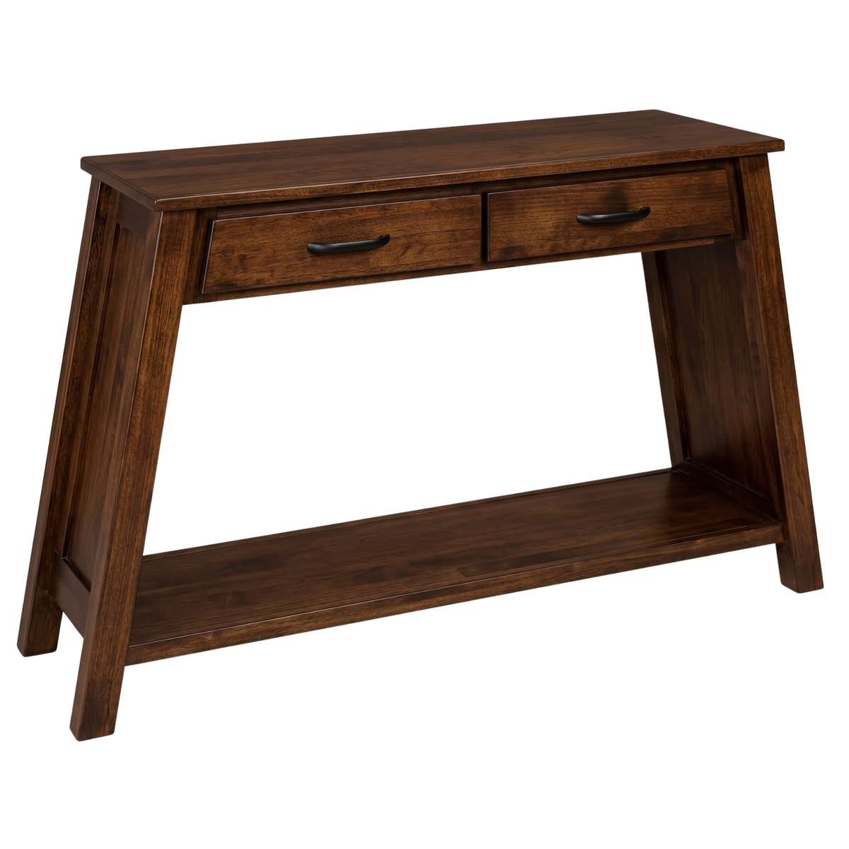 Hoosier Timbercraft Windsor Brown Maple Sofa Table