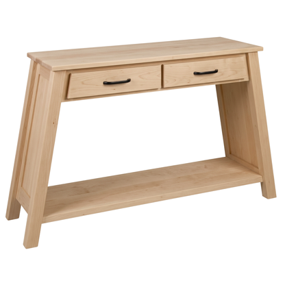 Hoosier Timbercraft Windsor Brown Maple Sofa Table