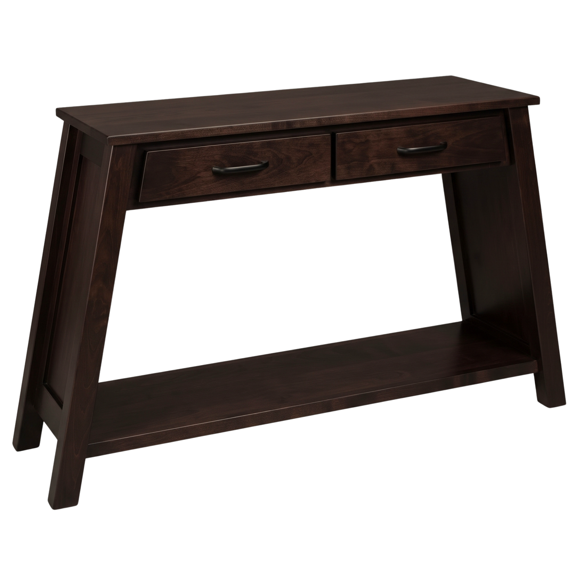 Hoosier Timbercraft Windsor Brown Maple Sofa Table