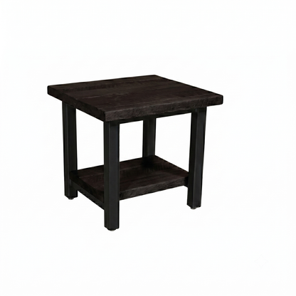Legacy Estate Helmic Reclaimed Barnwood End Table