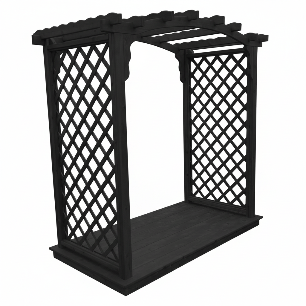 Heritage Lawncraft Newberry Cedar Garden Arbor