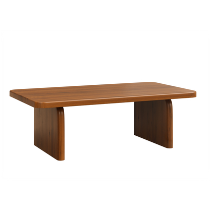 High Bank Woodworks Higley White Oak Coffee Table (Trestle)