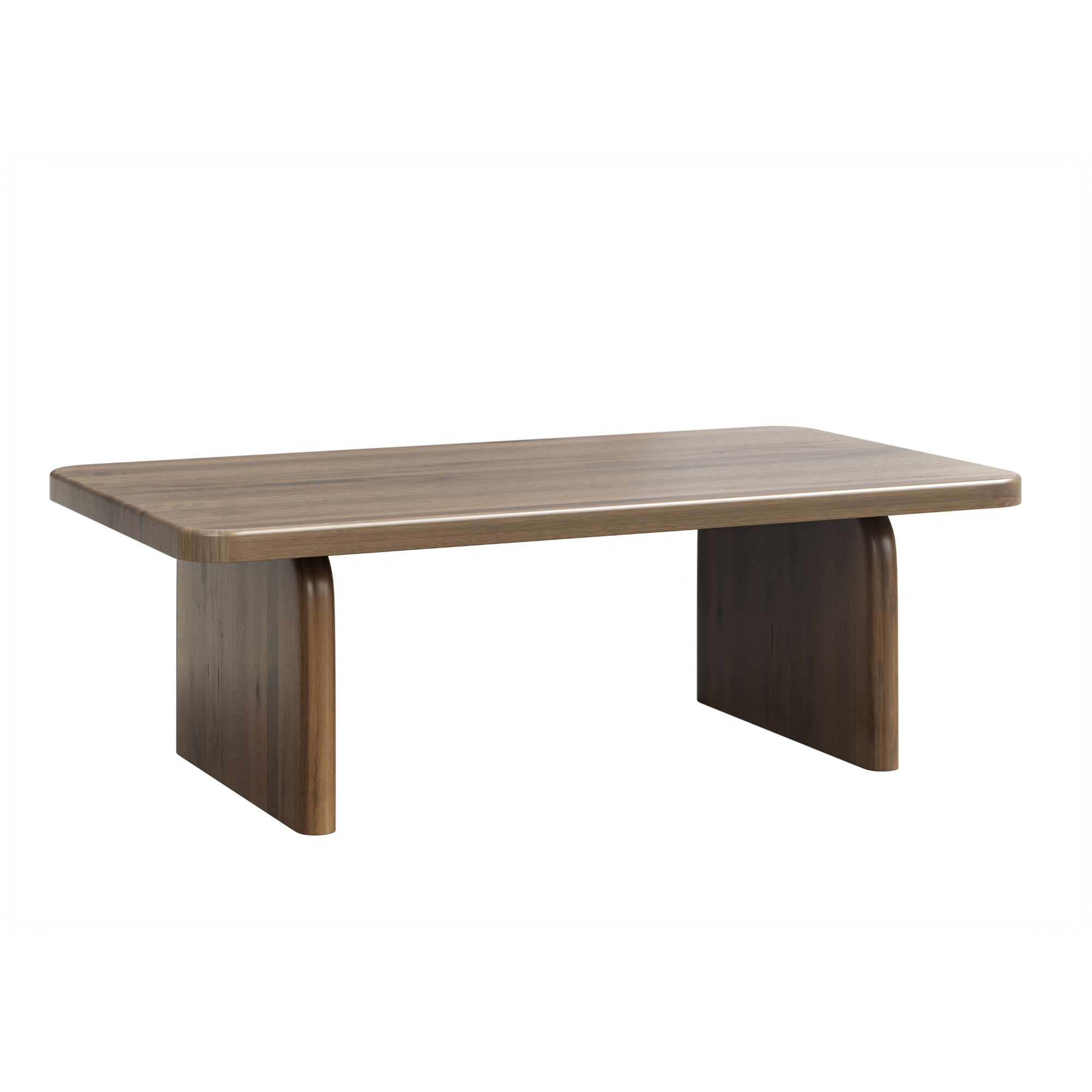High Bank Woodworks Higley White Oak Coffee Table (Trestle)