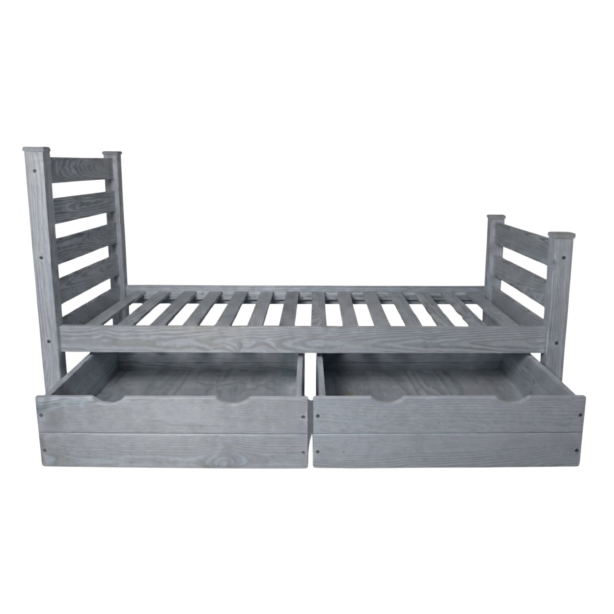 Versaloft Homestead Amish Made Bed Frame with Headboard, Footboard, and 2-Piece Drawers