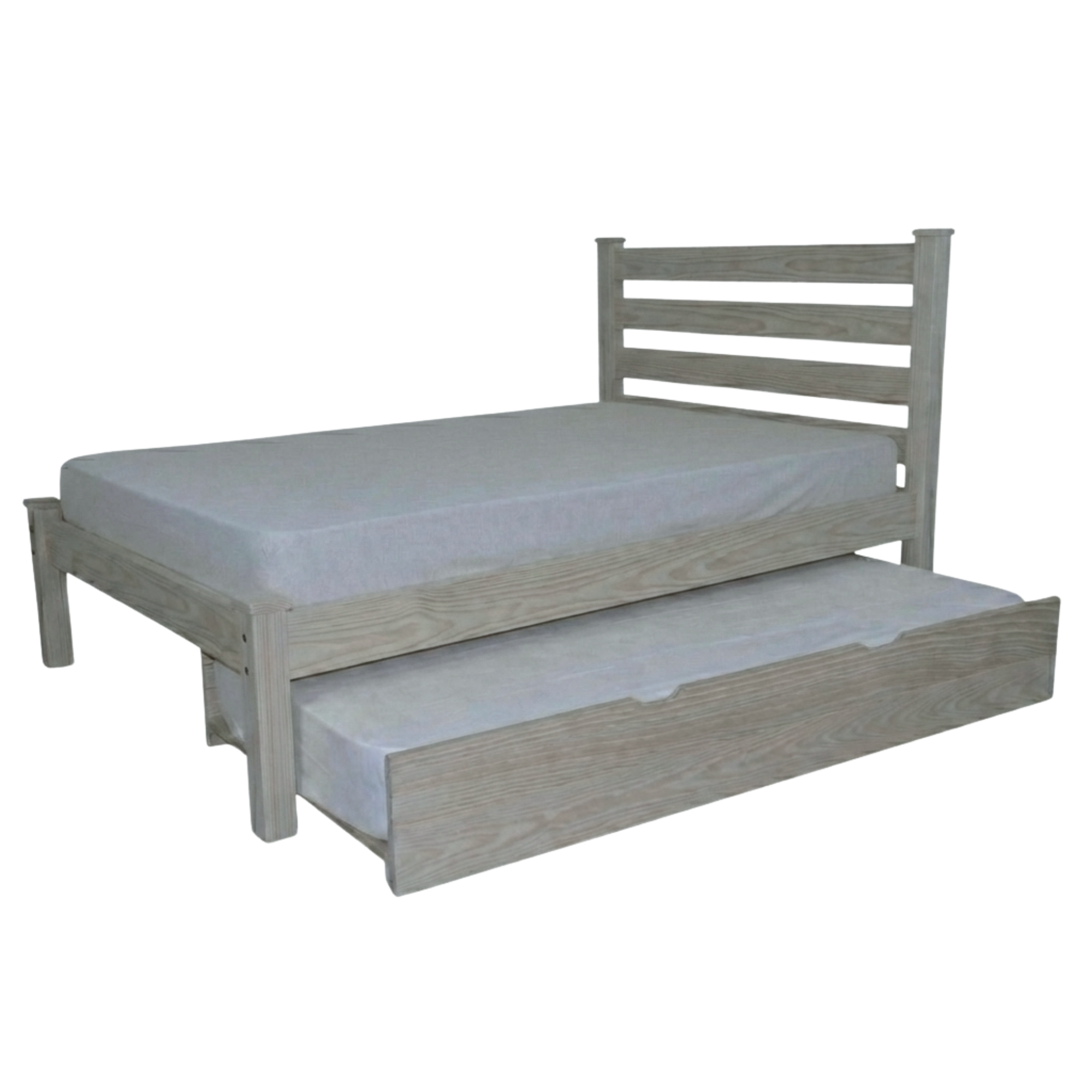 Versaloft Homestead Amish Made Bed Frame with Headboard and Trundle Unit