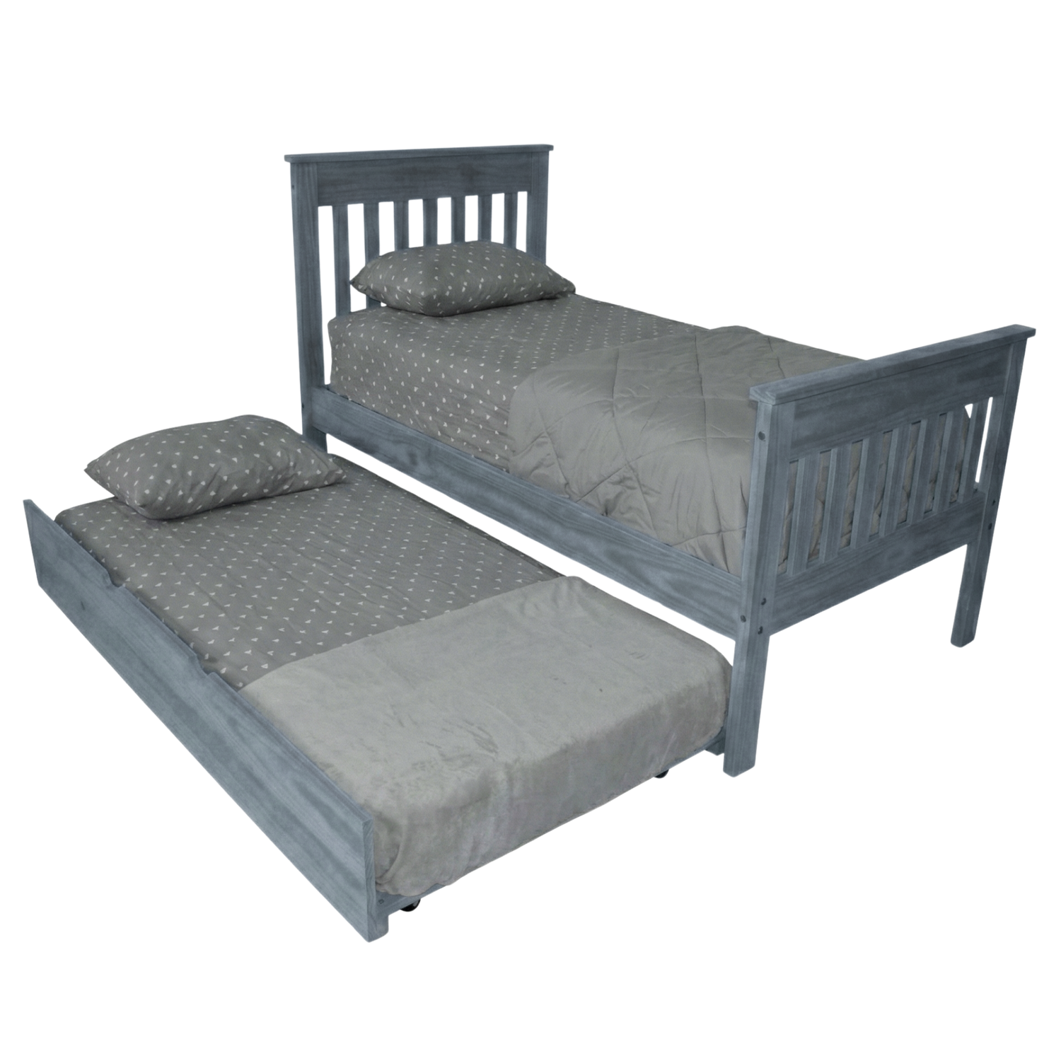 Versaloft Harmony Amish Made Bed Frame with Trundle Unit