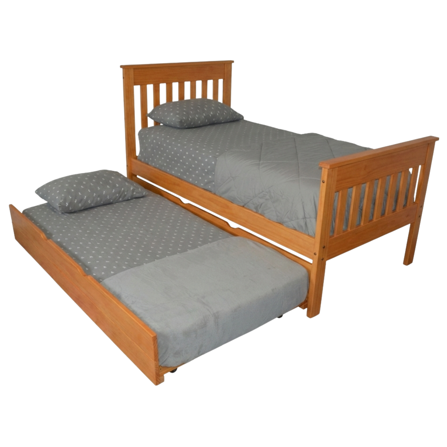 Versaloft Harmony Amish Made Bed Frame with Trundle Unit