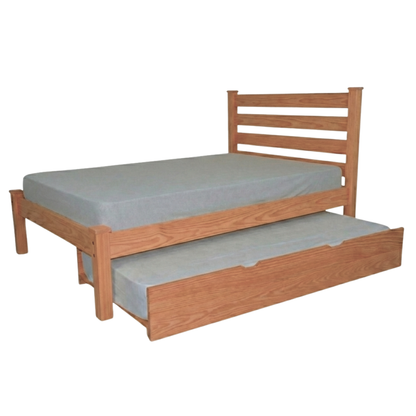 Versaloft Homestead Amish Made Bed Frame with Headboard and Trundle Unit