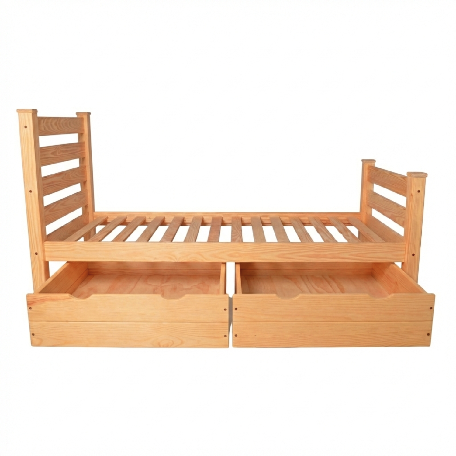 Versaloft Homestead Amish Made Bed Frame with Headboard, Footboard, and 2-Piece Drawers