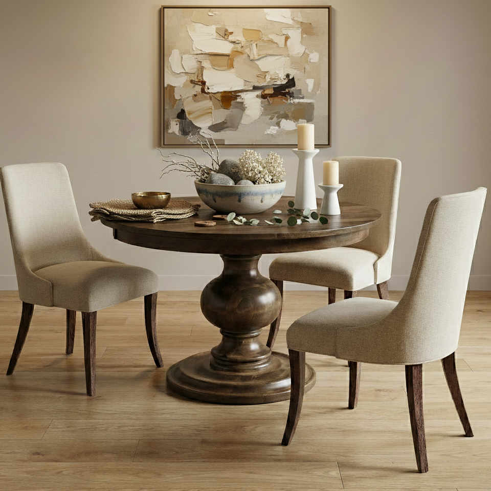 Hoosier Timbercraft Glenwood Amish Pedestal Dining Table