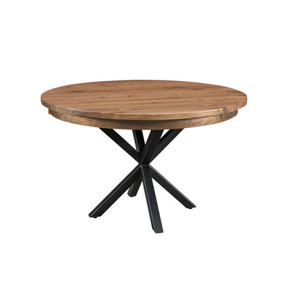Hoosier Timbercraft Oliver Round Walnut Dining Table