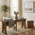 Hoosier Timbercraft Burr Brown Maple Bench