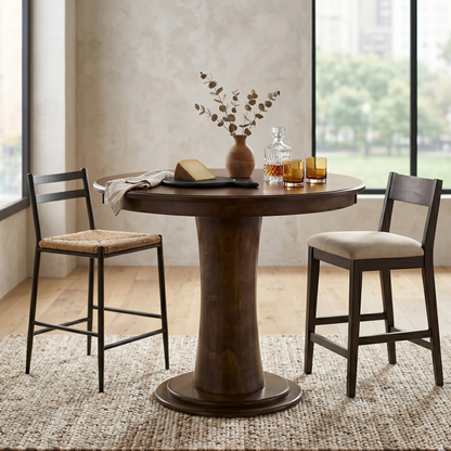 Hoosier Timbercraft Clinton Brown Maple 36" Pub Table