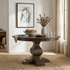 Hoosier Timbercraft Hawthorne Brown Maple Single Pedestal Table