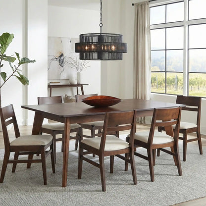Hoffman Table in Brown Maple with Asbury Brown Stain