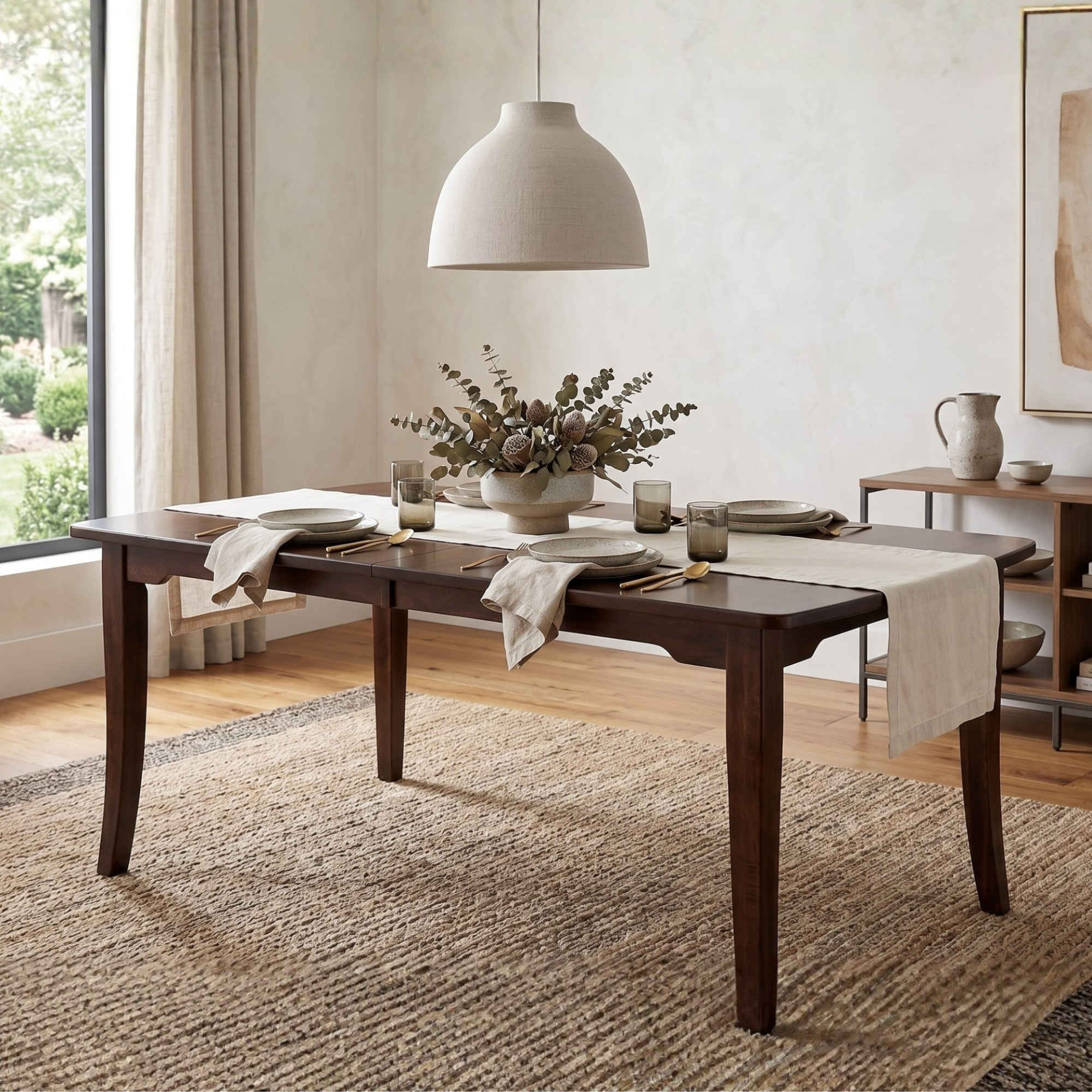 Hoosier Timbercraft Hudson Brown Maple Dining Table