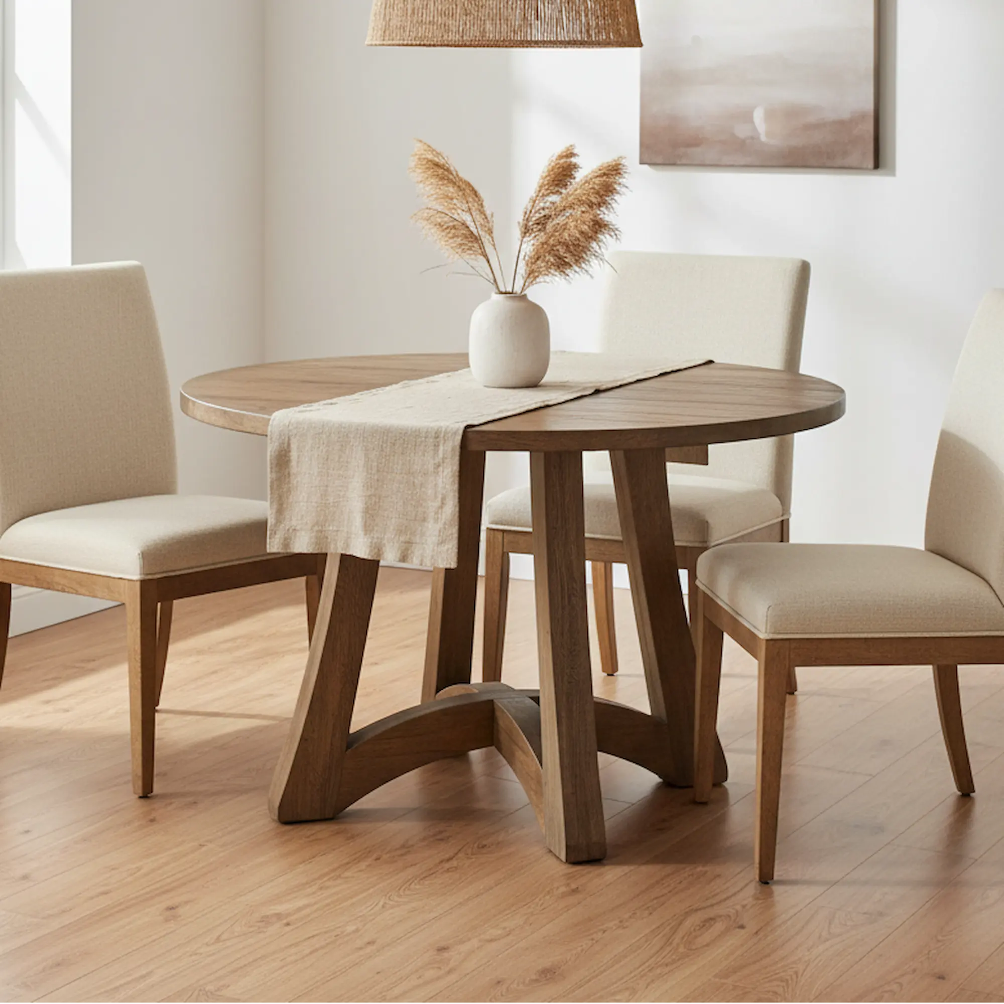 Hoosier Timbercraft Owen Cherry Round Dining Table