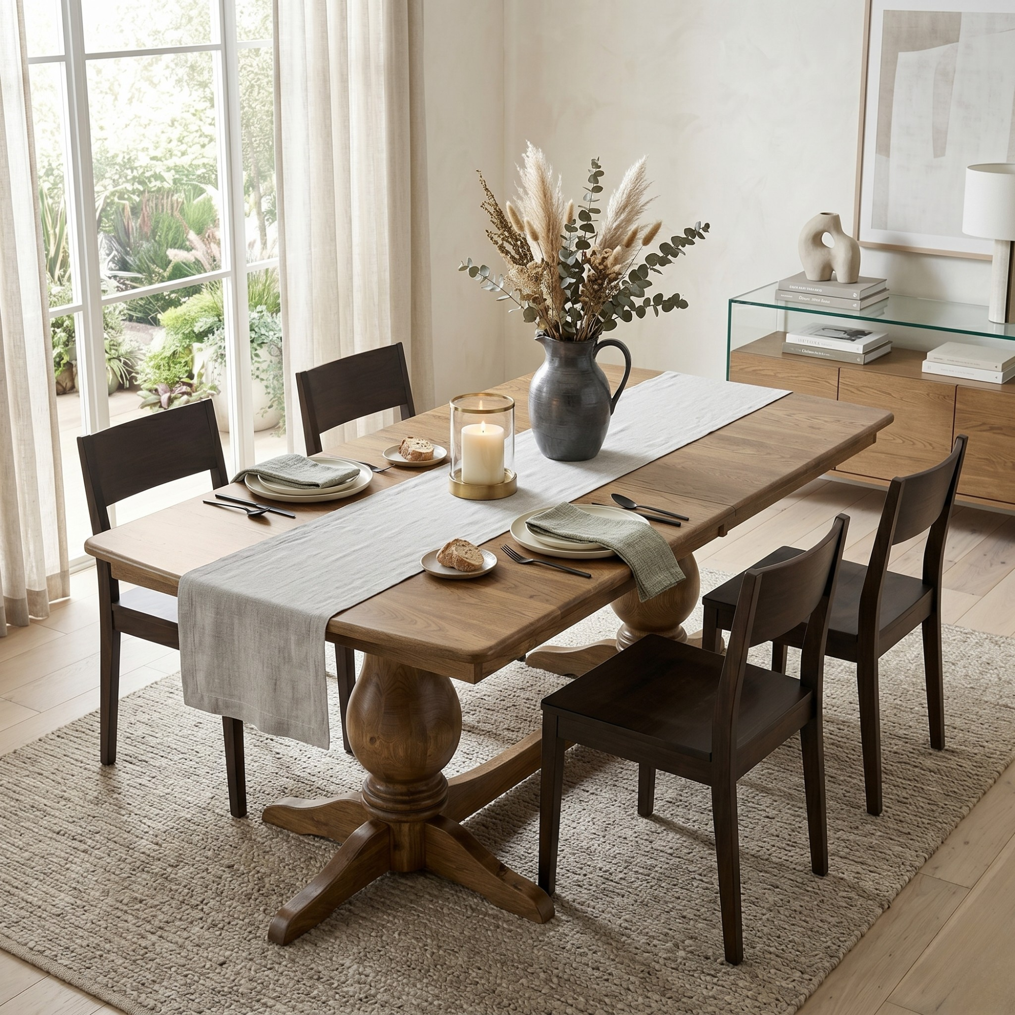 Hoosier Timbercraft Scott Rustic Hickory Table