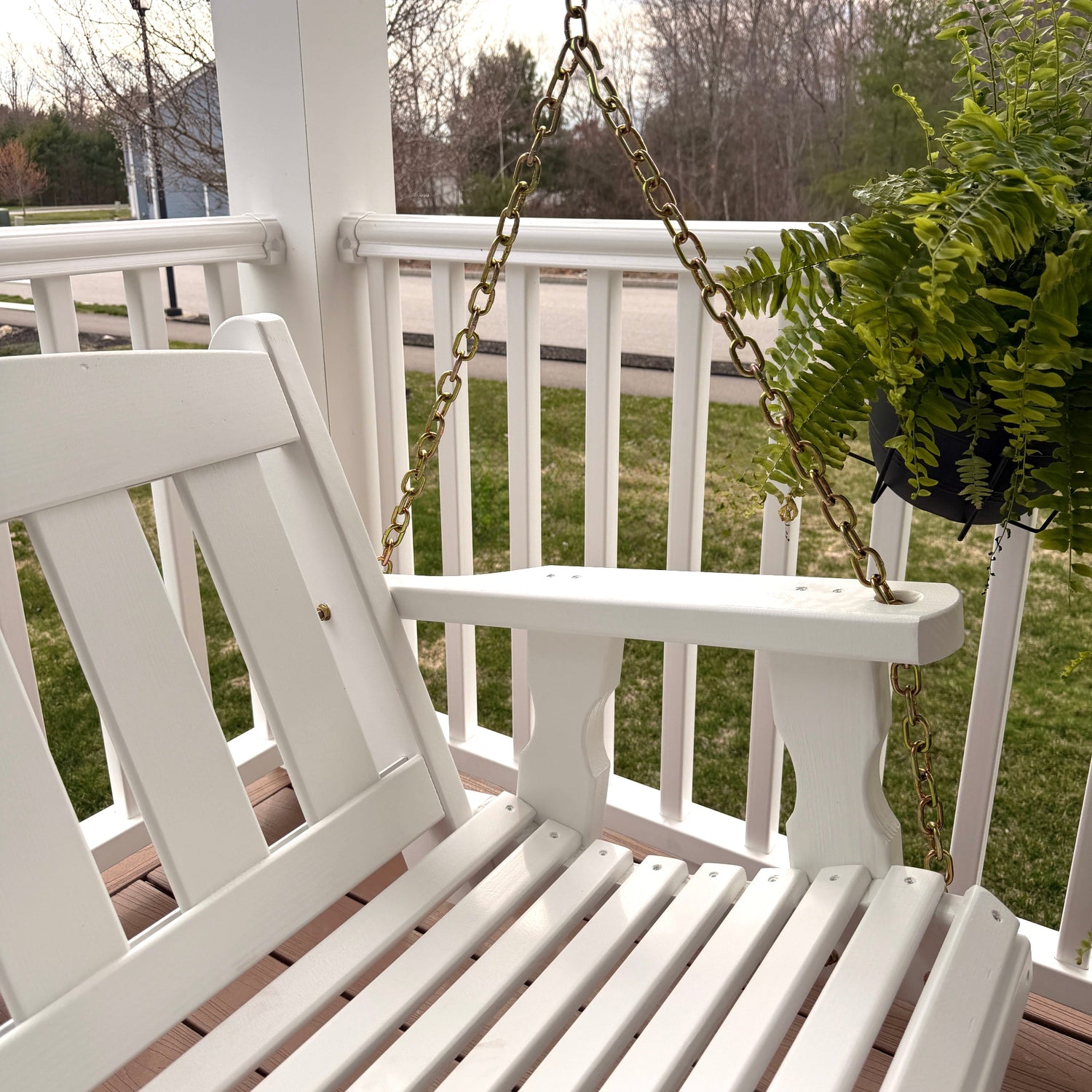 Amish Casual Heavy Duty Mission Porch Swing