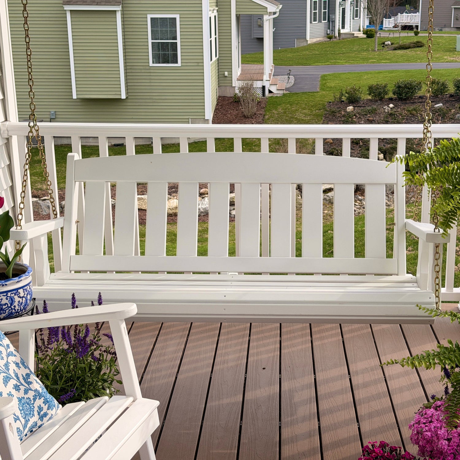 Amish Casual Heavy Duty Mission Porch Swing