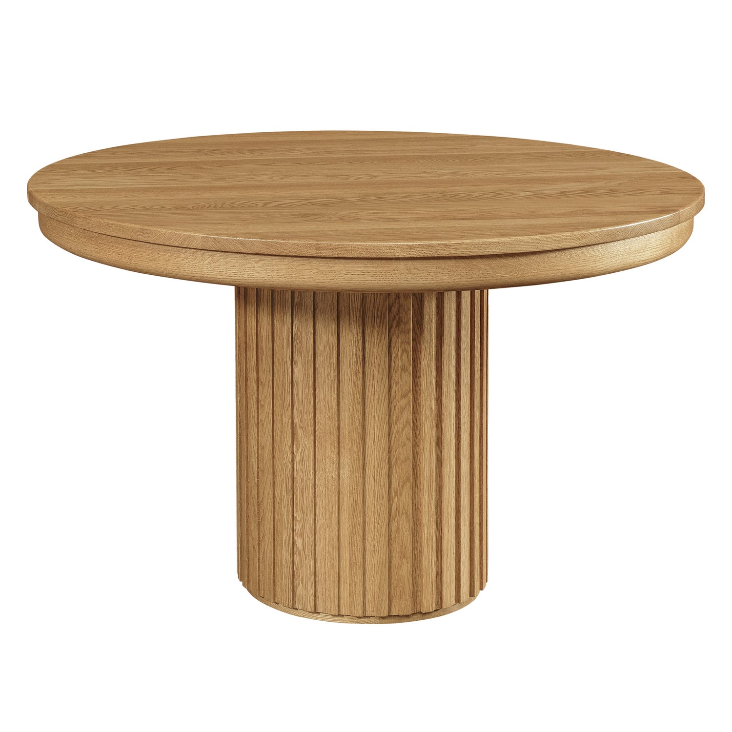 Hoosier Timbercraft Inwood Fluted Round Pedestal Table
