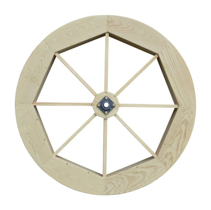 Heritage Lawncraft Amish Wood Outdoor Water Wheel