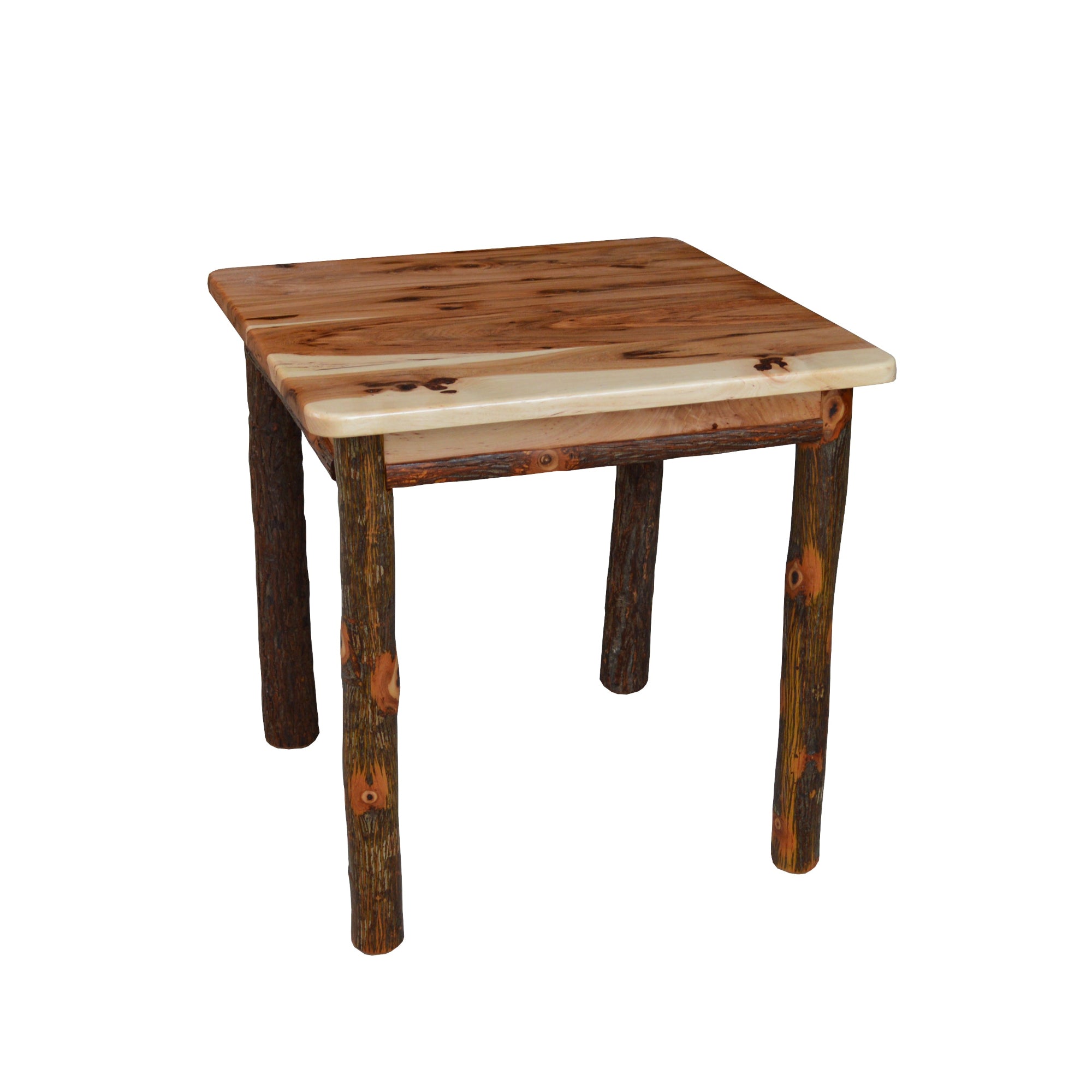 Keystone Amish Co. Hickory Solid Wood End Table