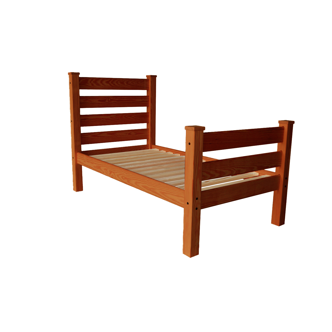 Versaloft Homestead Amish Made Bed Frame With Headboard and Footboard