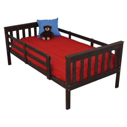 Versaloft Mission Amish Made Kids Bed Frame with Guardrails