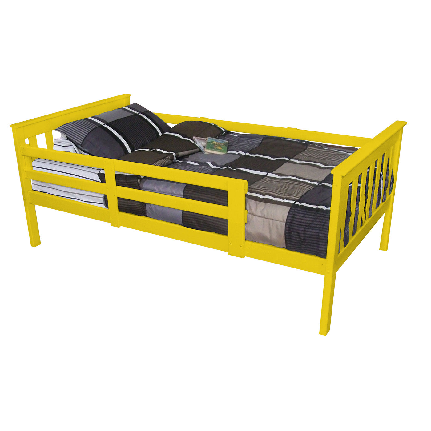 Versaloft Mission Amish Made Kids Bed Frame with Guardrails