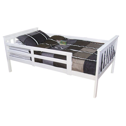 Versaloft Mission Amish Made Kids Bed Frame with Guardrails