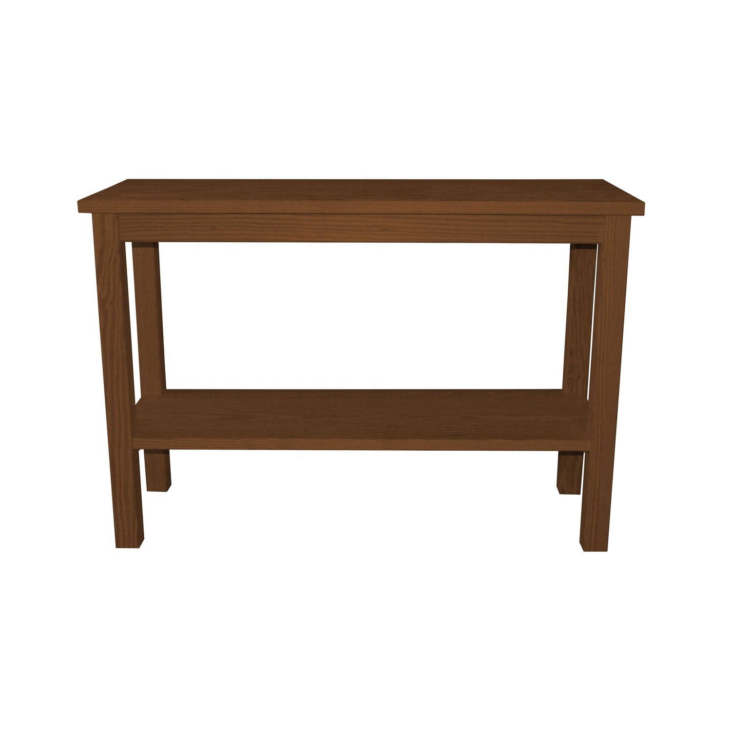 Versaloft Amish Made Wood Console Table with Shelf