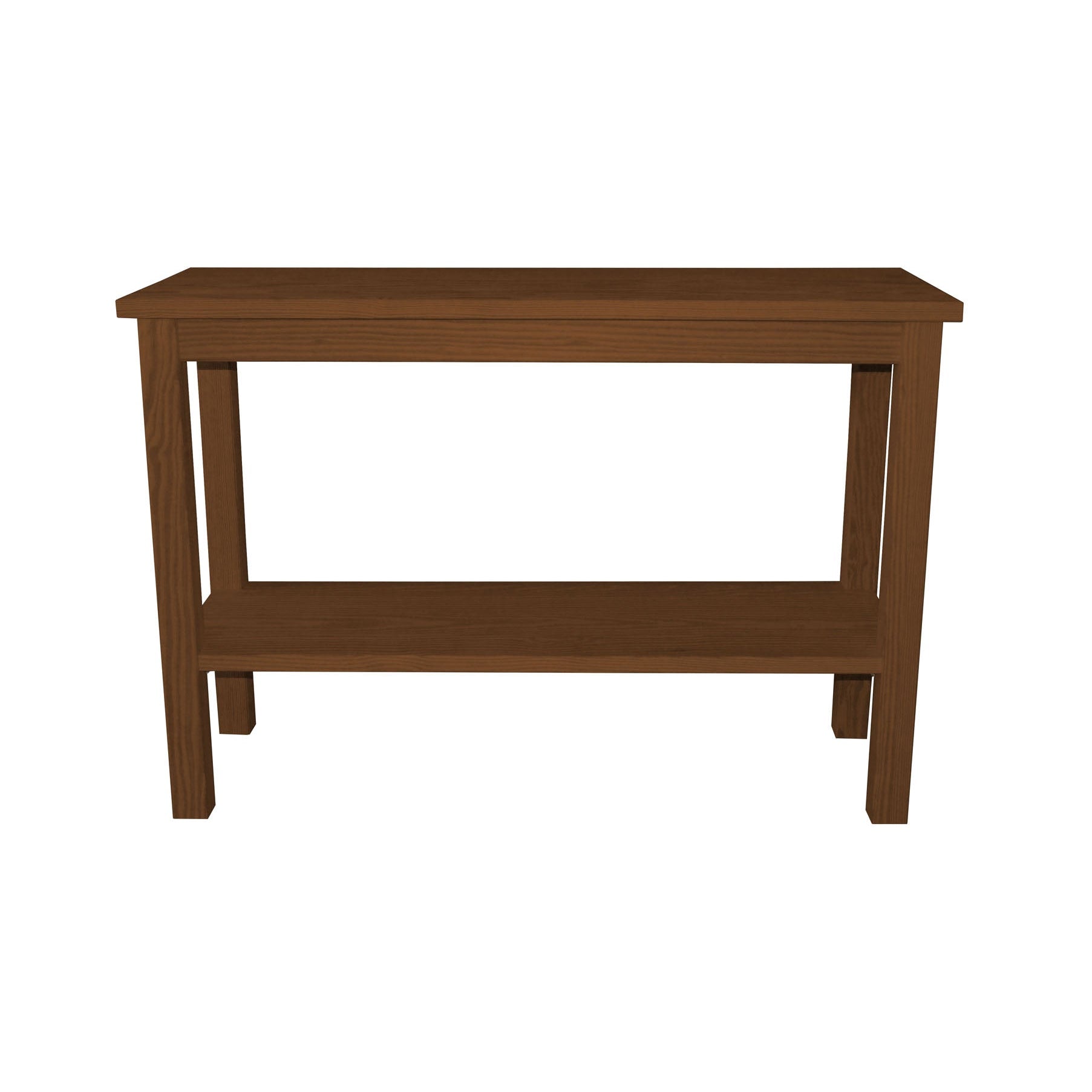 Versaloft Amish Made Wood Console Table with Shelf