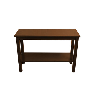 Versaloft Amish Made Wood Console Table with Shelf