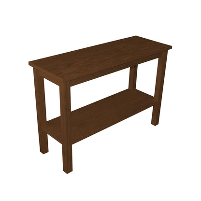 Versaloft Amish Made Wood Console Table with Shelf