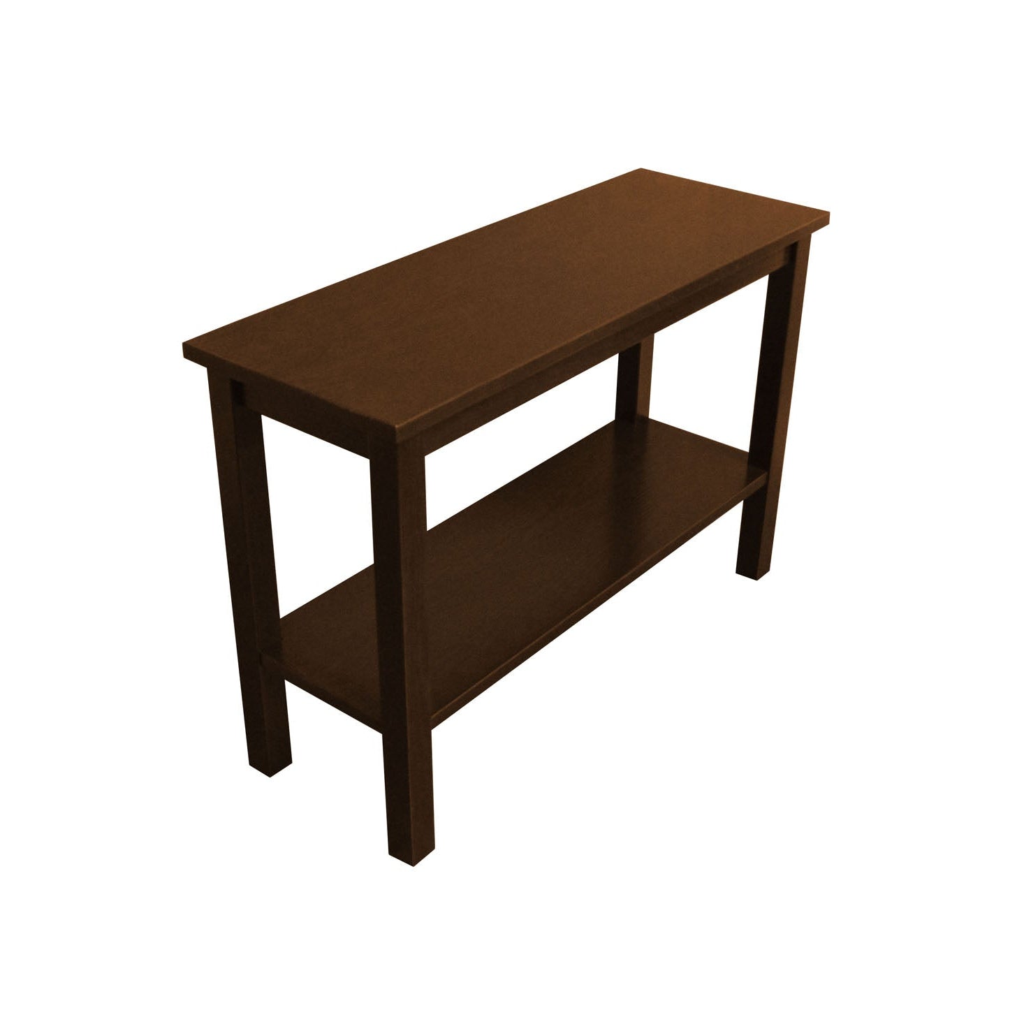 Versaloft Amish Made Wood Console Table with Shelf