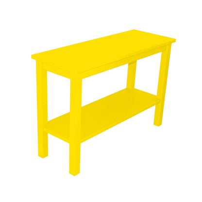 Versaloft Amish Made Wood Console Table with Shelf