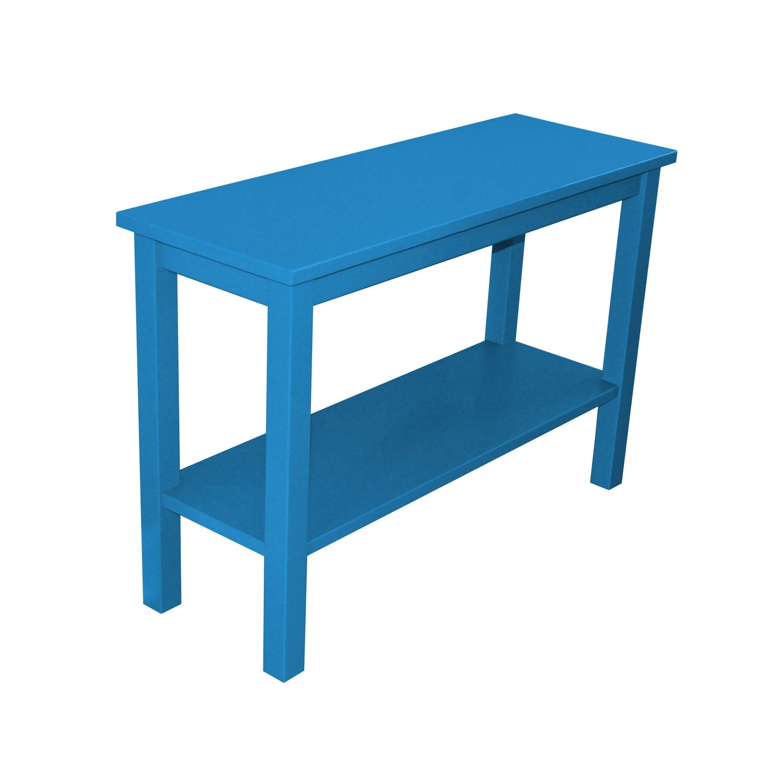 Versaloft Amish Made Wood Console Table with Shelf