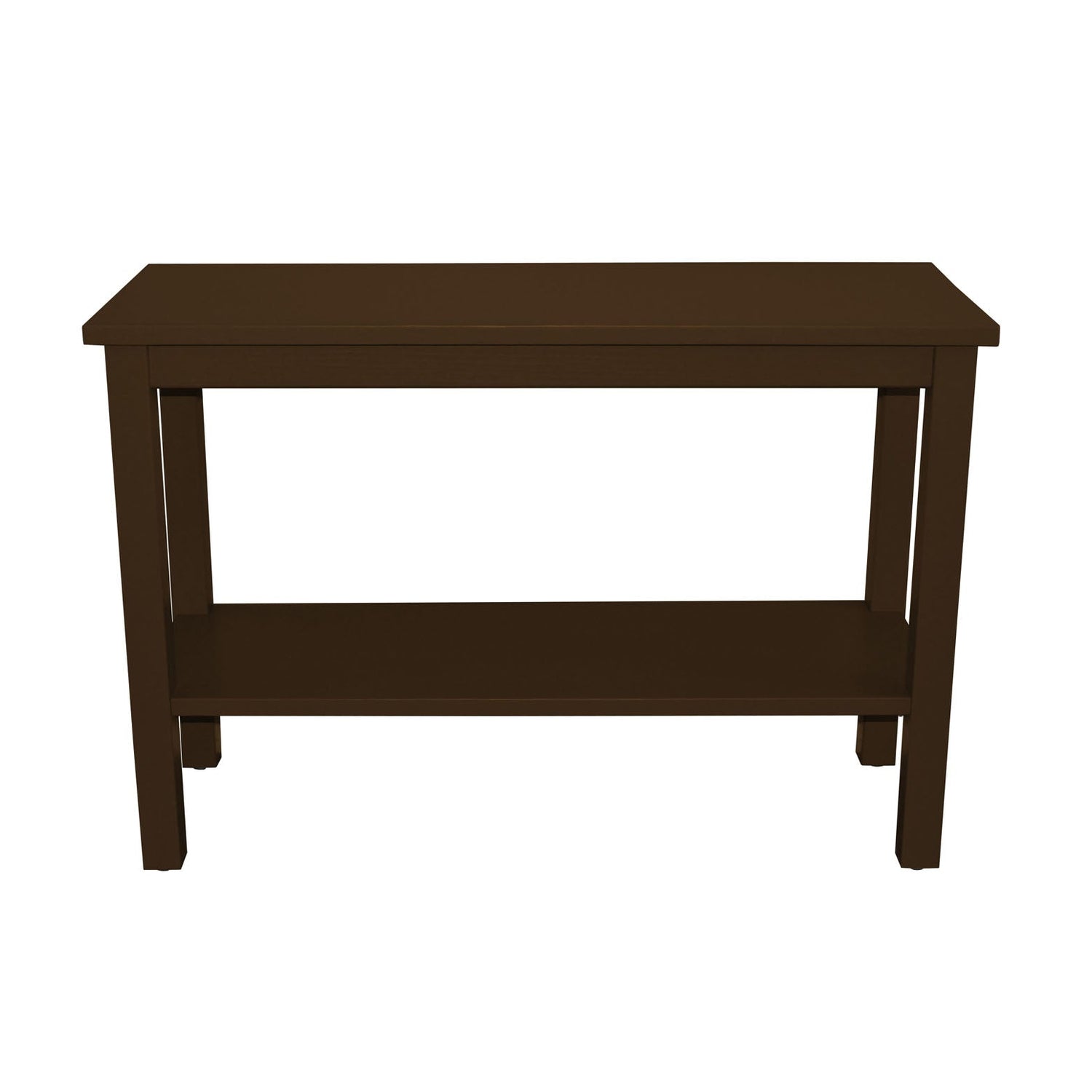 Versaloft Amish Made Wood Console Table with Shelf