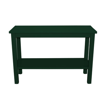 Versaloft Amish Made Wood Console Table with Shelf